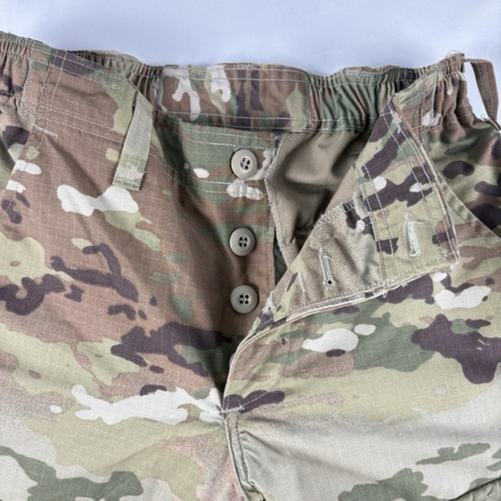NWT Cargo Pants Women 25 Camouflage Military Fatigues Regular Short Outdoor - Picture 5 of 12